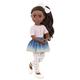 Glitter Girls Puppe Keltie – Bewegliche 36cm Puppe mit Kleidung, Zubehör und langen Haaren zum Frisieren - Spielzeug ab 3 Jahren (7 Teile)