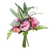 Vickerman 605998 - 14'' Purple Peony Bouquet 2/Pk (FS190601) Home Office Flower Bundles