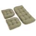 Charlton Home® 3 Piece Indoor Settee Cushion Set Polyester/Cotton Blend in Green | 5 H x 42 W in | Outdoor Furniture | Wayfair
