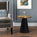 Everly Quinn Starla End Table, Metal in Black | 22 H x 20 W x 20 D in | Wayfair C6C4AAABB7234A529A4EA72031142635