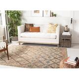 White 24 x 0.25 in Area Rug - Union Rustic Heyman Geometric Handmade Tufted Orange Area Rug Cotton/Jute & Sisal | 24 W x 0.25 D in | Wayfair