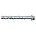 DEWALT PFM1411420 Screw-Bolt+ Concrete Screw, 1/2" Dia., Hex, 4 in L, Steel