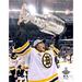 Tuukka Rask Boston Bruins Unsigned 2011 Stanley Cup Champions Raising Photograph