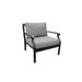 Madison Ave. Club Chair in Slate - TK Classics Ki062B-Cc-Grey