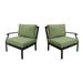 Madison Ave. Left Arm Sofa and Right Arm Sofa in Forest - TK Classics Ki062B-Lras-Cilantro