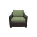 kathy ireland Homes & Gardens River Brook Club Chair in Forest - TK Classics Ki043B-Cc-Cilantro