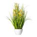 Vickerman 603369 - 22.5" Yellow Potted Cosmos Grass (FV190322) Home Office Flowers in Pots Vases and Bowls
