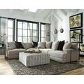Gray Sectional - Mercury Row® Ainsley 144" Wide Right Hand Facing Corner Sectional Polyester/Upholstery | Wayfair 28F2E57CDF13499BAB69F28311FAE39A