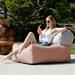 Brayden Studio® Tybee Large Outdoor Bean Bag Lounger w/Bolster | 21 H x 37 W x 43 D in | Wayfair B844A389D17847BB9FCBFD63E0A0D8E0