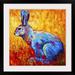 August Grove® Jackrabbit by Anke Painting Print on Wrapped Canvas Canvas/Paper | 27" H x 27" W x 1" D | Wayfair 7454377FDCE54FA78489C382E0E0AFB2