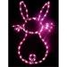 Lori's Lighted D'Lites Easter Bunny Peep Holiday Lighted Display Metal in Pink | 36 H x 22 W in | Wayfair 903-BP