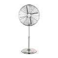 Elito Home & Garden Chrome Floor Standing Pedestal Desk Fan Industrial Home Office Fan (16" Chrome Stand Fan)