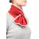 Dalle Piane Cashmere - Neck warmer 100% cashmere - Woman, Color: Red/Grey, One size