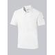 BP 1712-230-21-XL Unisex-Poloshirt, 1/2 Ärmel, Polokragen mit Knopfleiste, 70 cm, 195,00 g/m² Baumwolle mit Stretch, weiß, XL