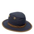 Tilley TWC7 Men's Outback Waxed Cotton Hat, Navy, 59cm