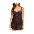 Curvy Kate Womens Trixie Babydoll Size 34HH in Black