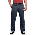 Dickies Men's Flex Active Waist Washed Chino Pant-Regular Taper Fit, Rinsed Dark Navy, 30W x 30L