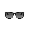 RAY BAN Men's 0RB4165F-55-622-T3 Sunglasses, Black Rubber Polar Gray Gradient, One Size Fits All Us Unisex-Adult