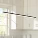 Stiletto 59 1/2" Wide Black LED Kitchen Island Light Pendant