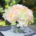 House of Hampton® Hydrangea & Rose Silk Centerpiece in Vase Silk | 8 H x 8 W x 8 D in | Wayfair CC37F3549E32412EA50E6ACD73891128