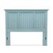 Highland Dunes Kolya Washed Solidwood Coastal Panel Headboard Wood in Gray/Blue | 57 H x 69 W x 4 D in | Wayfair CE3C5E7123B14636AB815D78E4714C2F