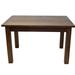 Bungalow Rose Graceville Solid Wood Dining Table Plastic in Gray | 30 H x 66 W x 34 D in | Wayfair B32B4BFE4DB74D418B8D0A26B1691D99