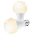 Globe Electric 34209 A19-Shape E26-Base Wi-Fi Smart Dimmable Soft-White 60-Watt-Equivalent Frosted LED Light Bulbs 2 Pack