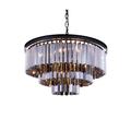 Elegant Lighting Sydney 26 Inch 9 Light Chandelier - 1201D26MB-SS/RC