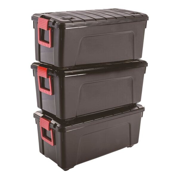 IRIS S.A. 3er-Set Multi Boxen »SIA-75 SET OF 3« schwarz, 39.5x3.55x78 cm