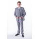 Vivaki Boys Light Grey Suit Formal Wedding Pageboy Party Prom 5pc Suit (5/6 Years)