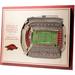 Arkansas Razorbacks 17'' x 13'' 5-Layer StadiumViews 3D Wall Art