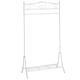 TecTake Vintage Clothes Rack Garment Hanging Rail Metal Storage Stand (White | no. 402011)