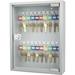 Barska 20 Keys Lock Box w/ Glass Door 13.75 H x 10.75 W x 3.0 D in Gray | 13.75" H X 10.75" W X 3" D | Wayfair CB12952