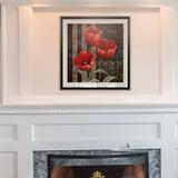 Fleur De Lis Living Paris Fleurs II -Picture Frame Print on Paper in Brown/Red | 17.5 H x 17.5 W x 1.5 D in | Wayfair