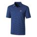 Men's Cutter & Buck Royal Chicago Cubs Big Tall Forge Pencil Stripe Polo