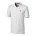 Men's Cutter & Buck White Cincinnati Reds Big Tall Forge Pencil Stripe Polo