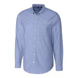 Men's Cutter & Buck Royal Kansas City Royals Big Tall Stretch Oxford Long Sleeve Button-Down Shirt