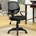 Andrew Home Studio Deodar Mesh Task Chair Upholstered/Mesh in Black | 34.5 H x 21.5 W x 24.5 D in | Wayfair GFF6FC06-ZTFN