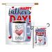 Breeze Decor Happy Best Dad Day Summer Father's Impressions 2-Sided Polyester Flag Set in Gray | Wayfair BD-FD-S-115135-IP-BO-D-US18-BD