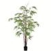 Vickerman 605332 - 5' Potted Black Japanese Bamboo Tree (TB190150) Bamboo Home Office Tree