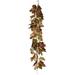 Vickerman 608050 - 72" Brown Maple Garland (FT191112) Unlit Garland