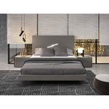 Wade Logan® Mcginty Solid Wood Platform Bed Wood in Gray | 9 H x 138 W x 63.5 D in | Wayfair 3EE8CF9AB11347098968E49FD9BA8B51