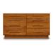 Copeland Furniture Moduluxe 8 Drawer Double Dresser Wood in Brown | 35 H x 66.125 W x 18 D in | Wayfair 2-MOD-80-23