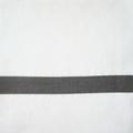 Home Treasures Linens Fino Linen Tablecloth Linen in Gray/White | 72 D in | Wayfair EMFIN72144TABWHGD