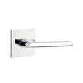 Emtek Helios Privacy (Bed & Bath) Door Lever w/ Rosette in Gray | 2.5 H x 6 W x 2.13 D in | Wayfair 5210HLOUS26RH