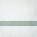 Home Treasures Linens Fino Linen Tablecloth Linen in Green/White | 72 D in | Wayfair EMFIN72144TABWHIW