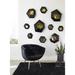 Phillips Collection Hex Wall Décor in Black/Gray/Yellow | 10 H x 4 W x 12 D in | Wayfair PH80017