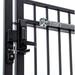 Lockey USA Sumo GL2 Gate Lock Surface Mount Door Lever, Wood in Black | 9.3 H x 4 W in | Wayfair GL2JBMG