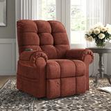 Lark Manor™ Antanina Power Lift Assist Upholste Recliner Polyester in Red | 46 H x 45 W x 42 D in | Wayfair 1AF4AEB515FC46EFA666CB6779E0E7C1