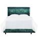 Brayden Studio® Jaxton Wingback Standard Bed Upholstered/Cotton in Brown | 55 H x 65 W x 85 D in | Wayfair 1DBEBEFABF7F4E9B9F3597CB6E825A01